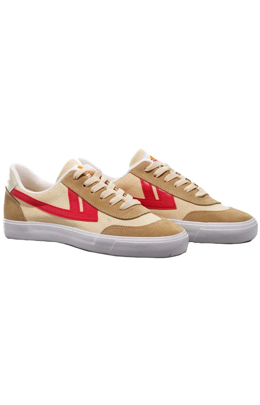 Warrior Ace Tennis Shoes - Sand/Red