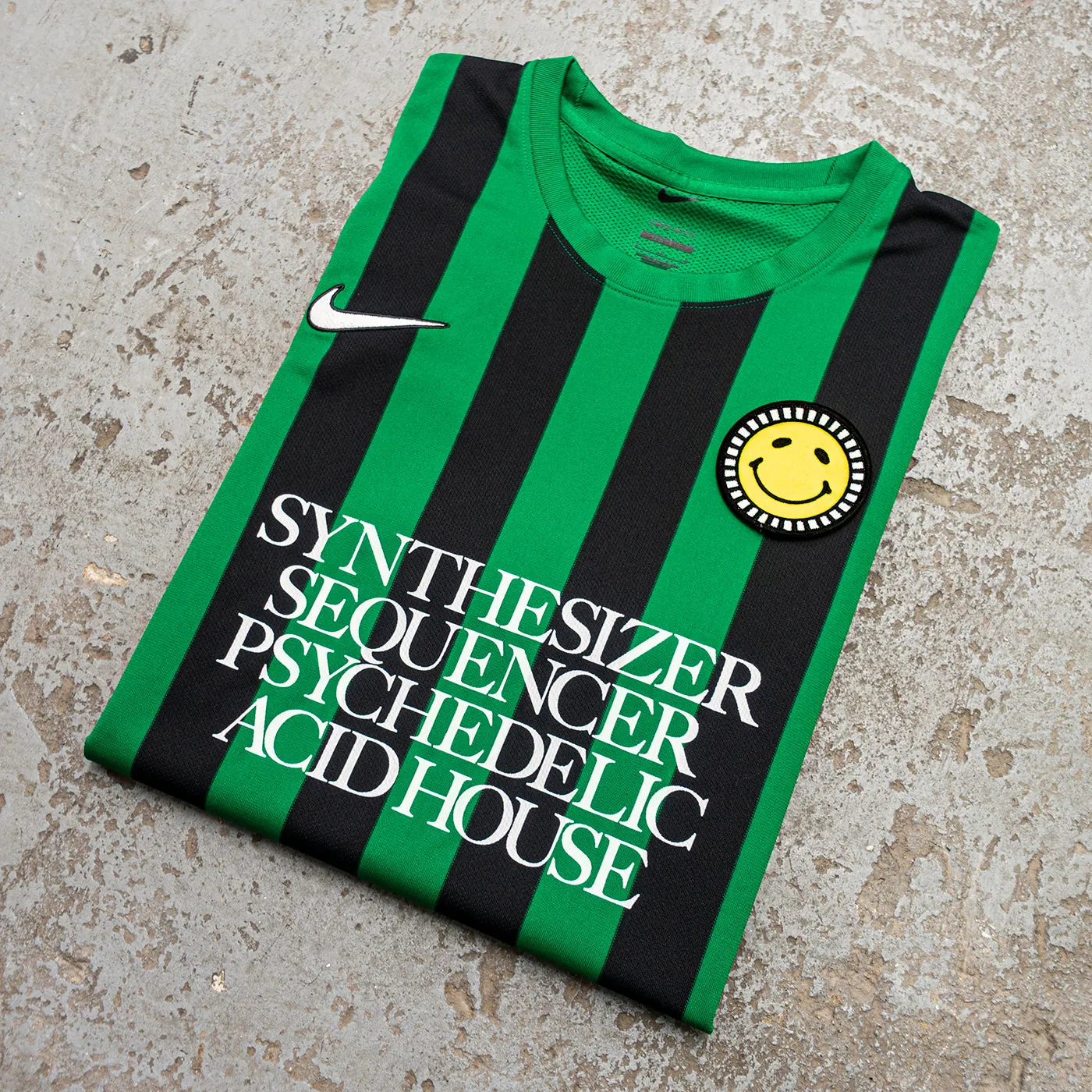 Wasted Heroes Striped Division - Jersey - Green Black