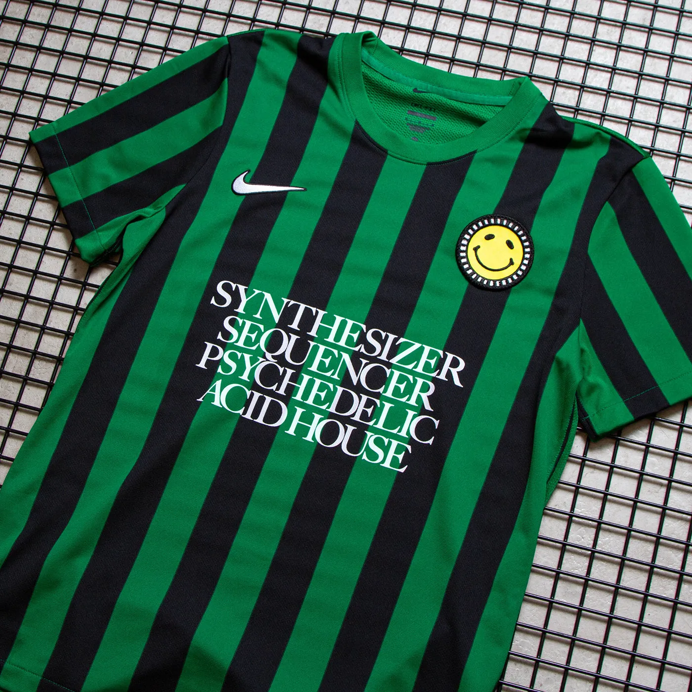 Wasted Heroes Striped Division - Jersey - Green Black