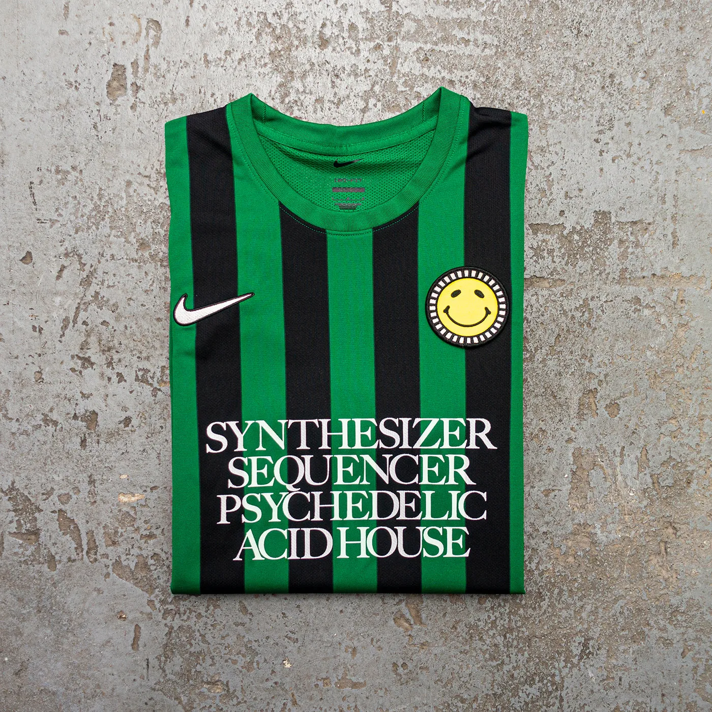 Wasted Heroes Striped Division - Jersey - Green Black