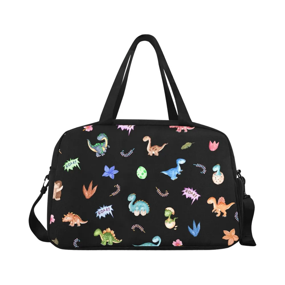 Watercolour Dinos Weekender Bag