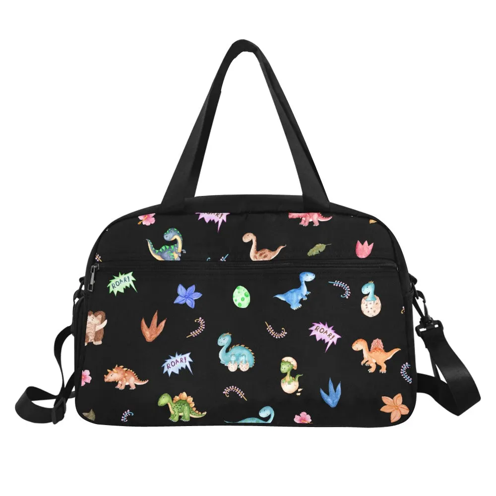 Watercolour Dinos Weekender Bag