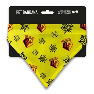 Watford Xmas Snow Pet Bandana