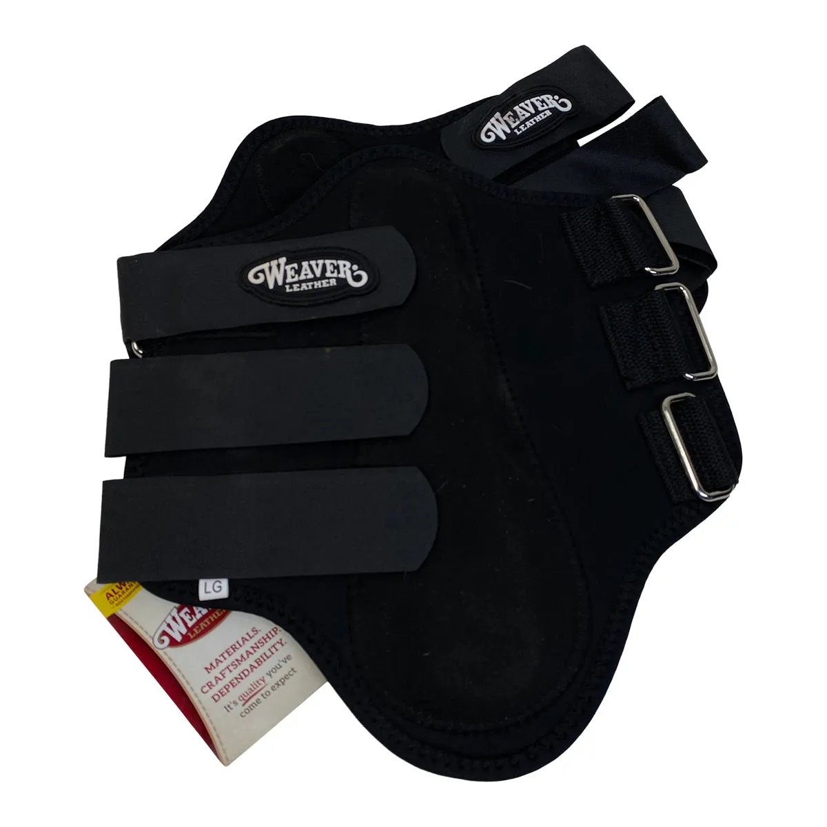 Weaver Equine Splint Boots in Black - Horse