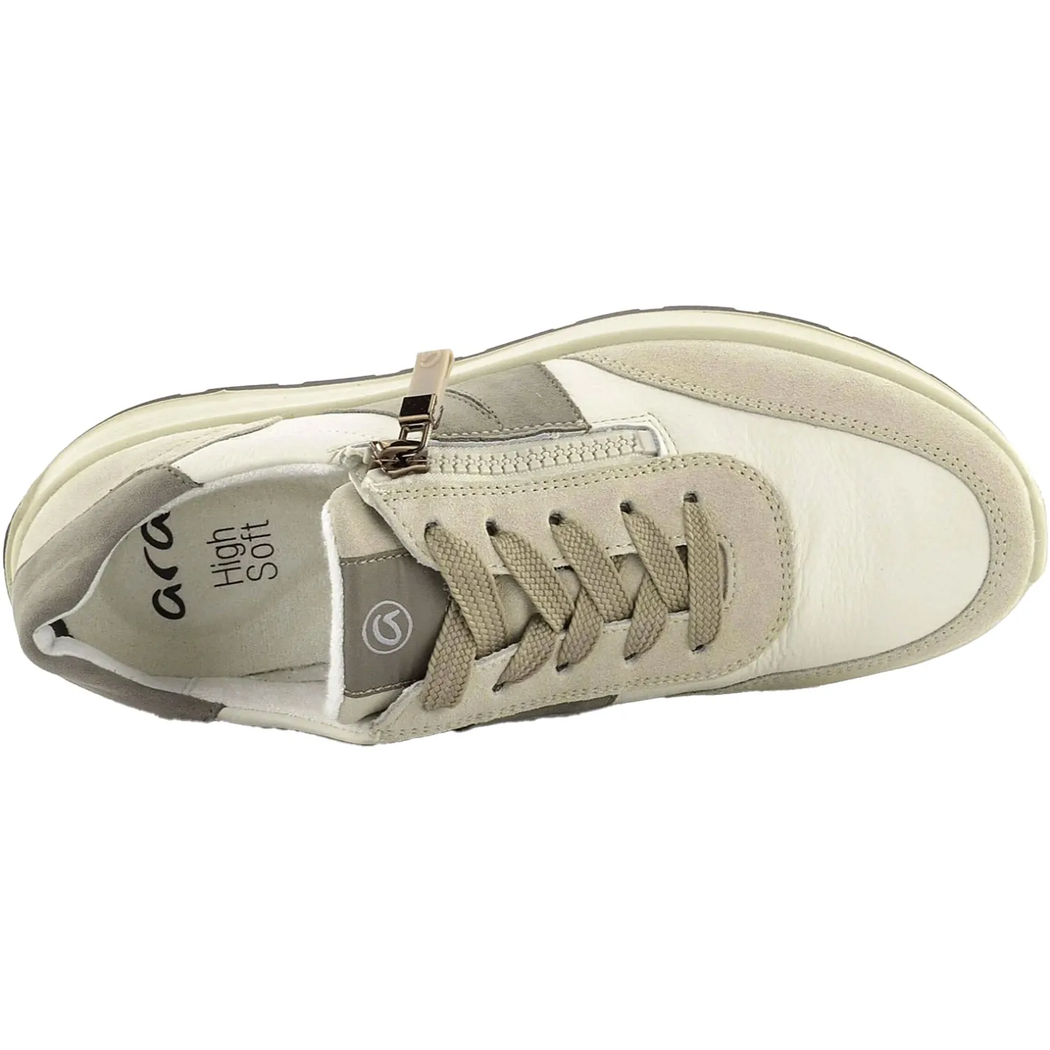 Women's Ara Nerine Shell/Cream/Moon Suede