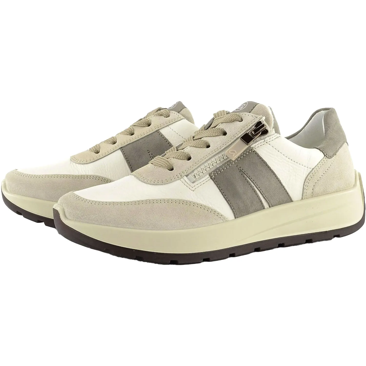 Women's Ara Nerine Shell/Cream/Moon Suede