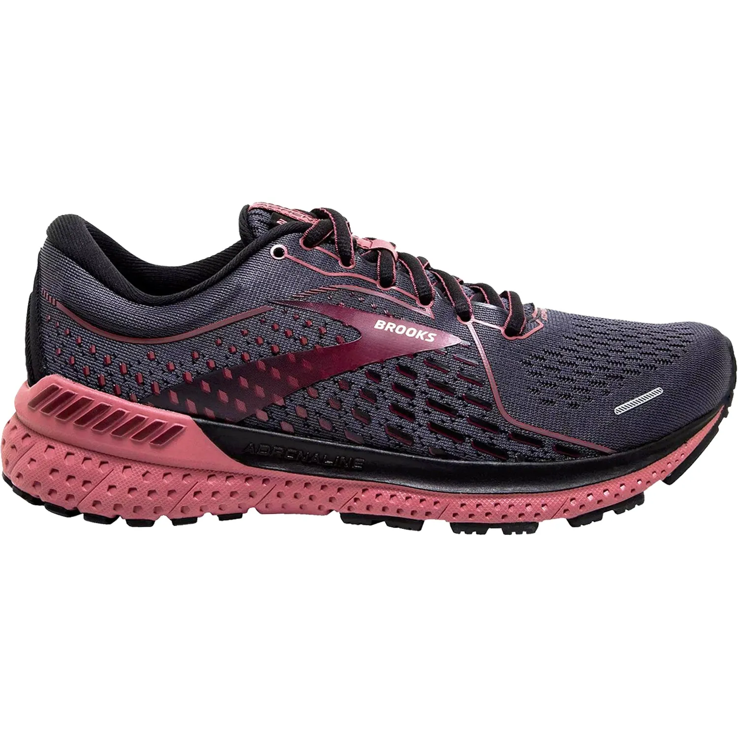 Women's Brooks Adrenaline GTS 21 Black/Blackened Pearl/Nocturne Mesh