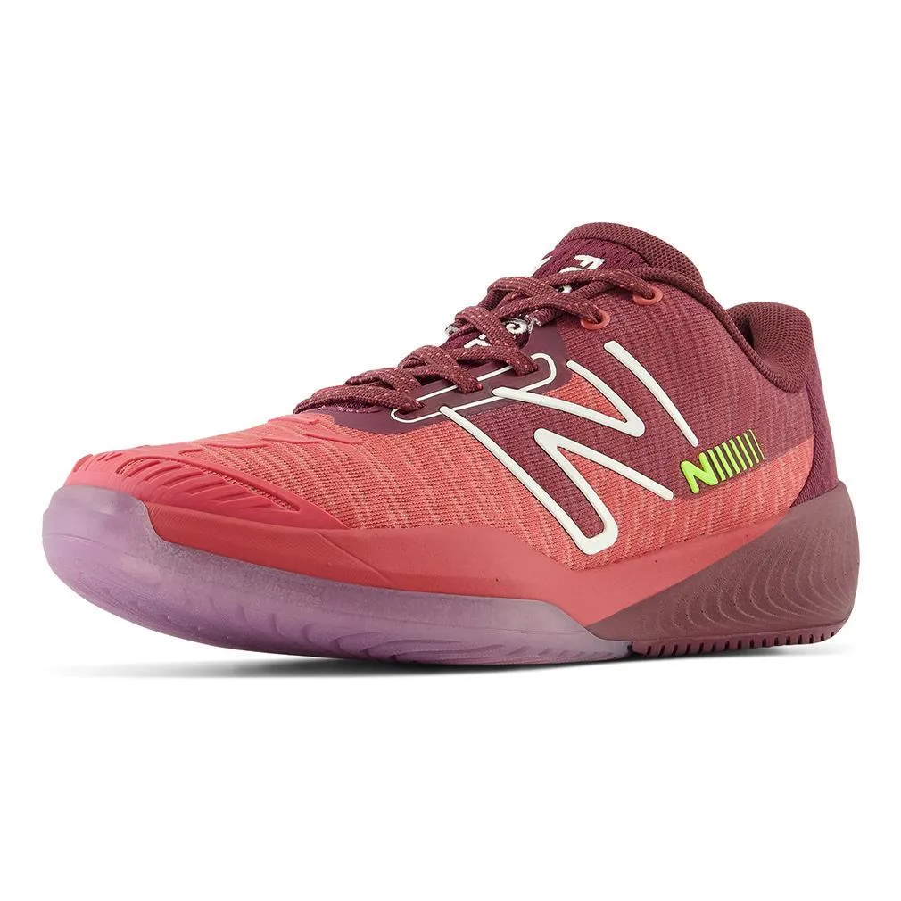 Women's Fuel Cell 996v5 B Width Tennis Shoes Brick Red