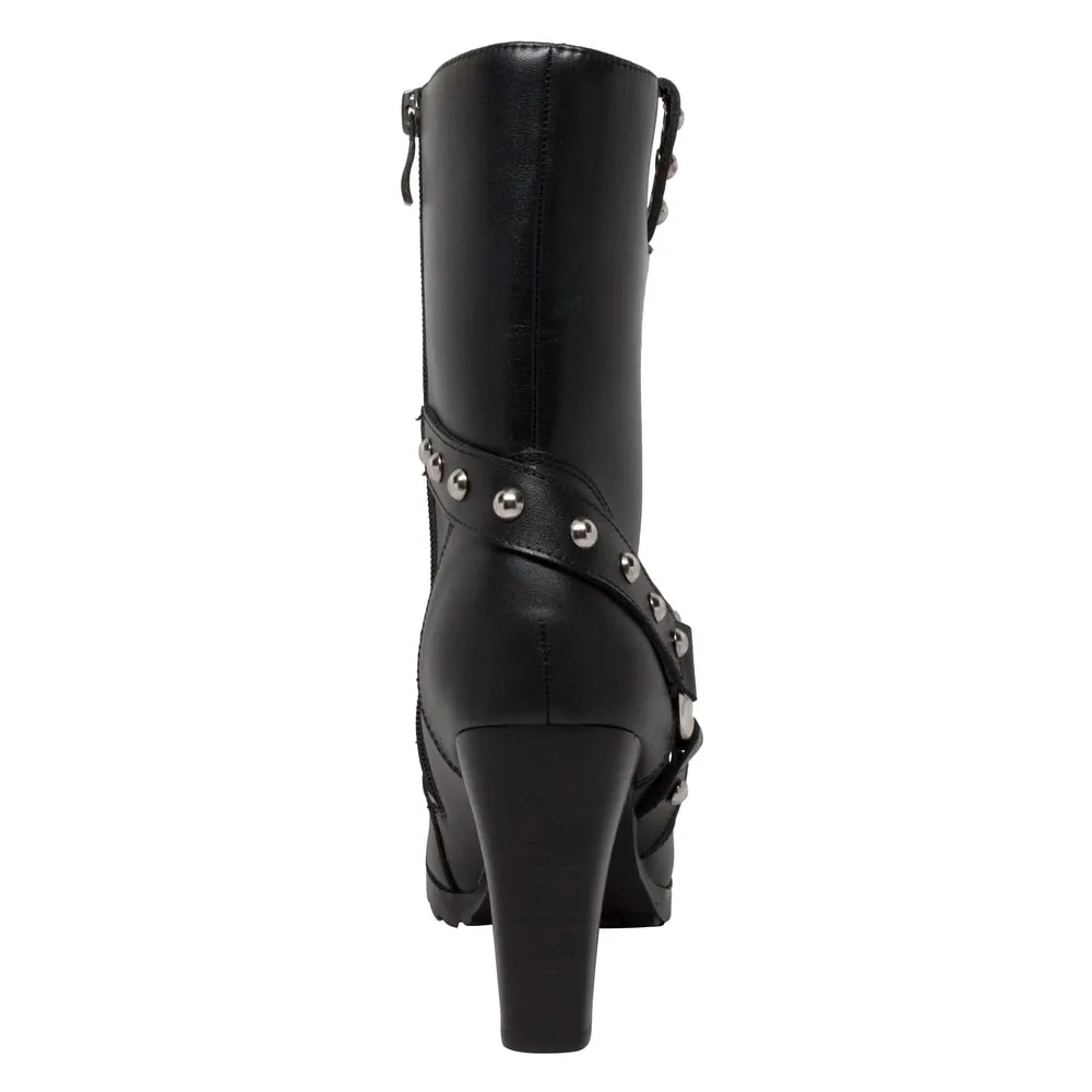 Women's Heeled Boots W/Studs