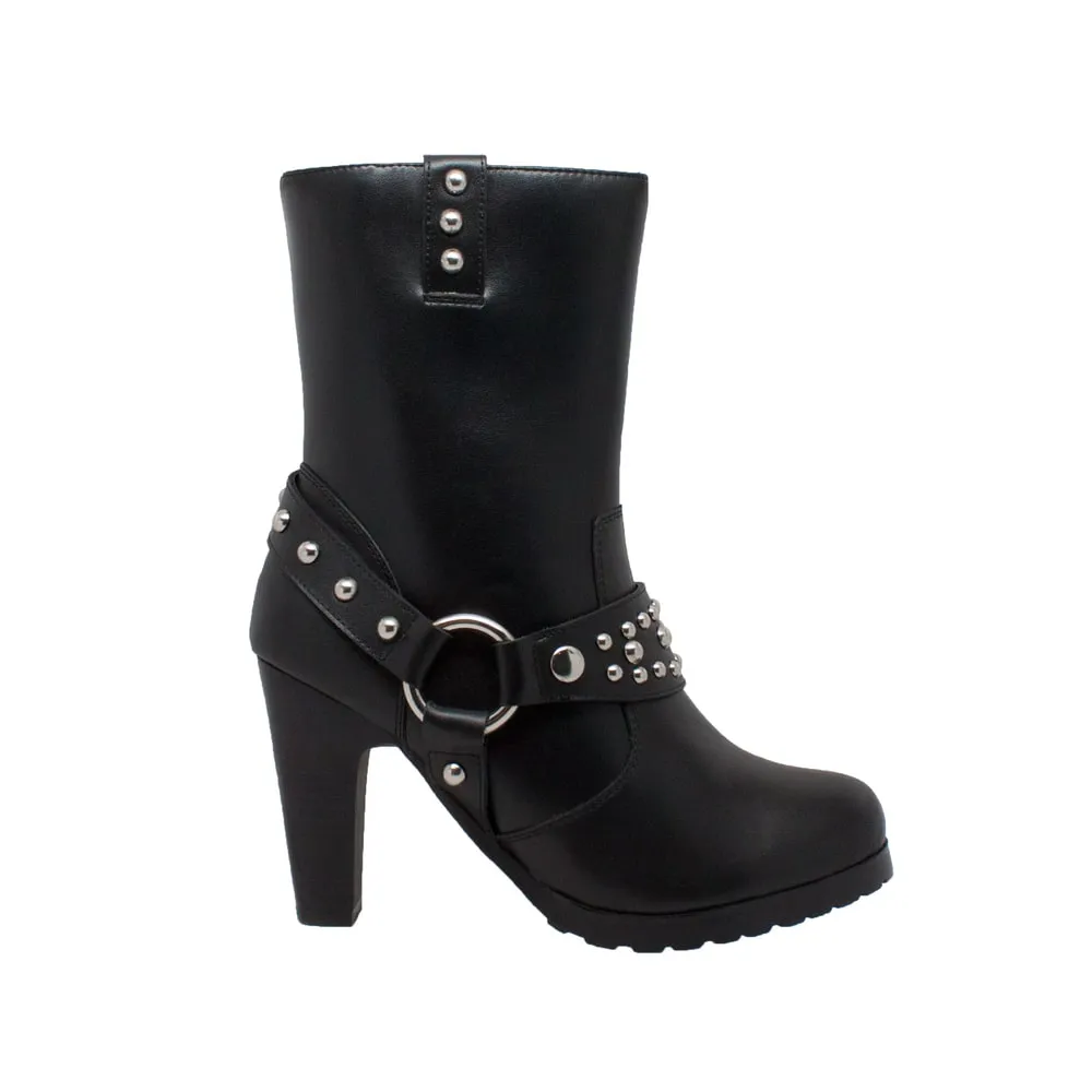 Women's Heeled Boots W/Studs