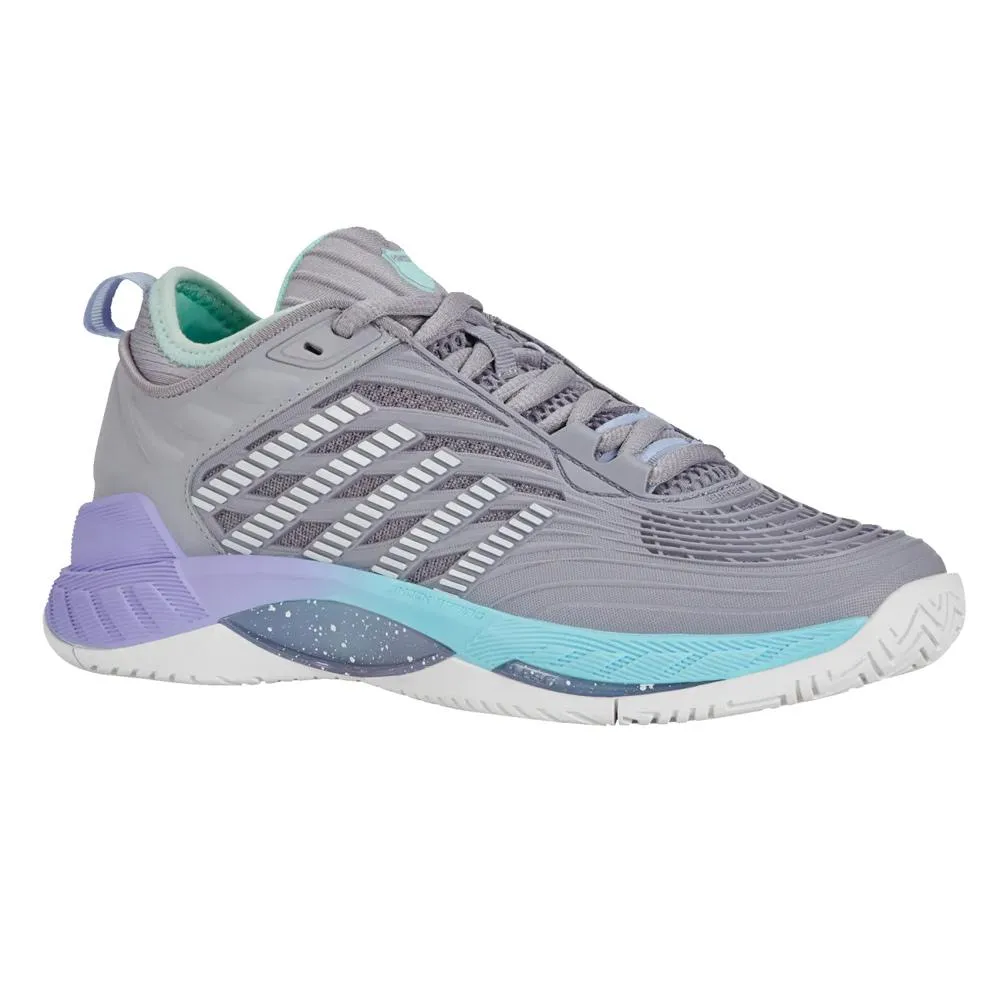 Women`s Hypercourt Supreme 2 Tennis Shoes Lilac Gray and Nimbus Cloud