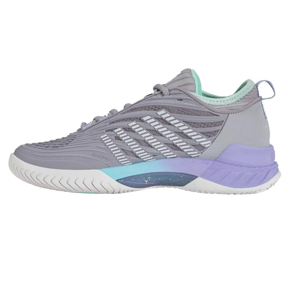 Women`s Hypercourt Supreme 2 Tennis Shoes Lilac Gray and Nimbus Cloud