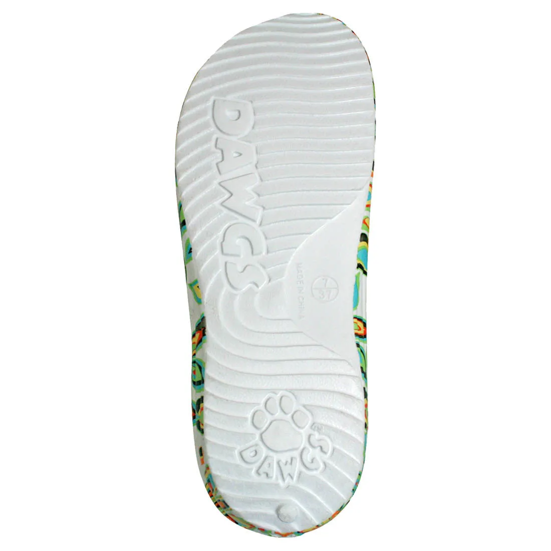 Women's Loudmouth Flip Flops - Shagadelic White