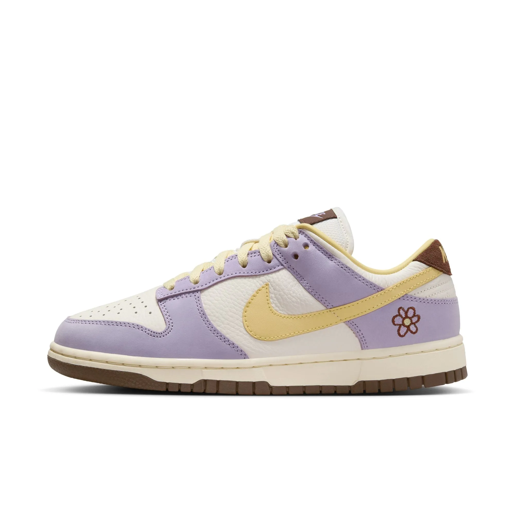 Women's Nike Dunk Low - LILAC BLOOM/SOFT YELLOW-SAIL