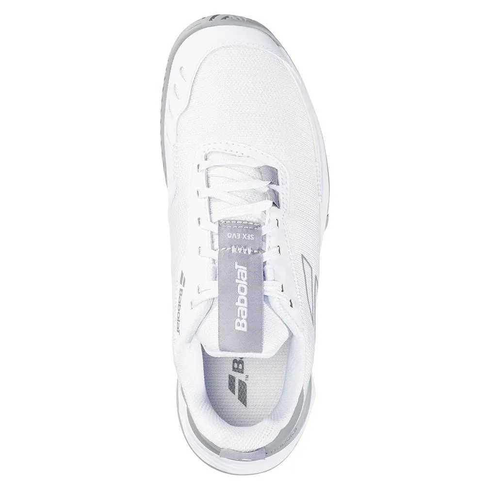 Women's SFX Evo All Court Tennis Shoes White and Lunar Gray