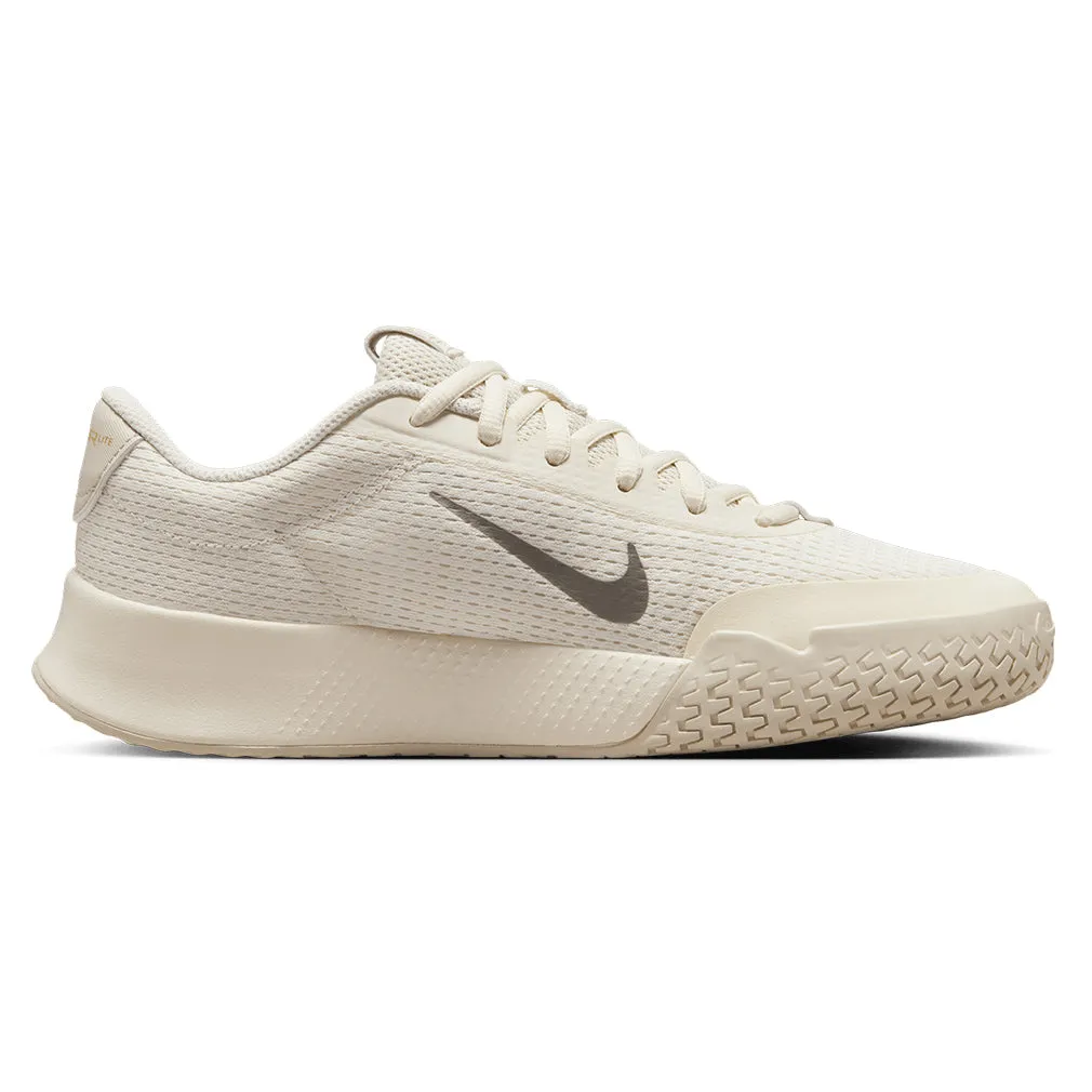 Women`s Vapor Lite 2 PRM Tennis Shoes Pale Ivory and Metallic Pewter