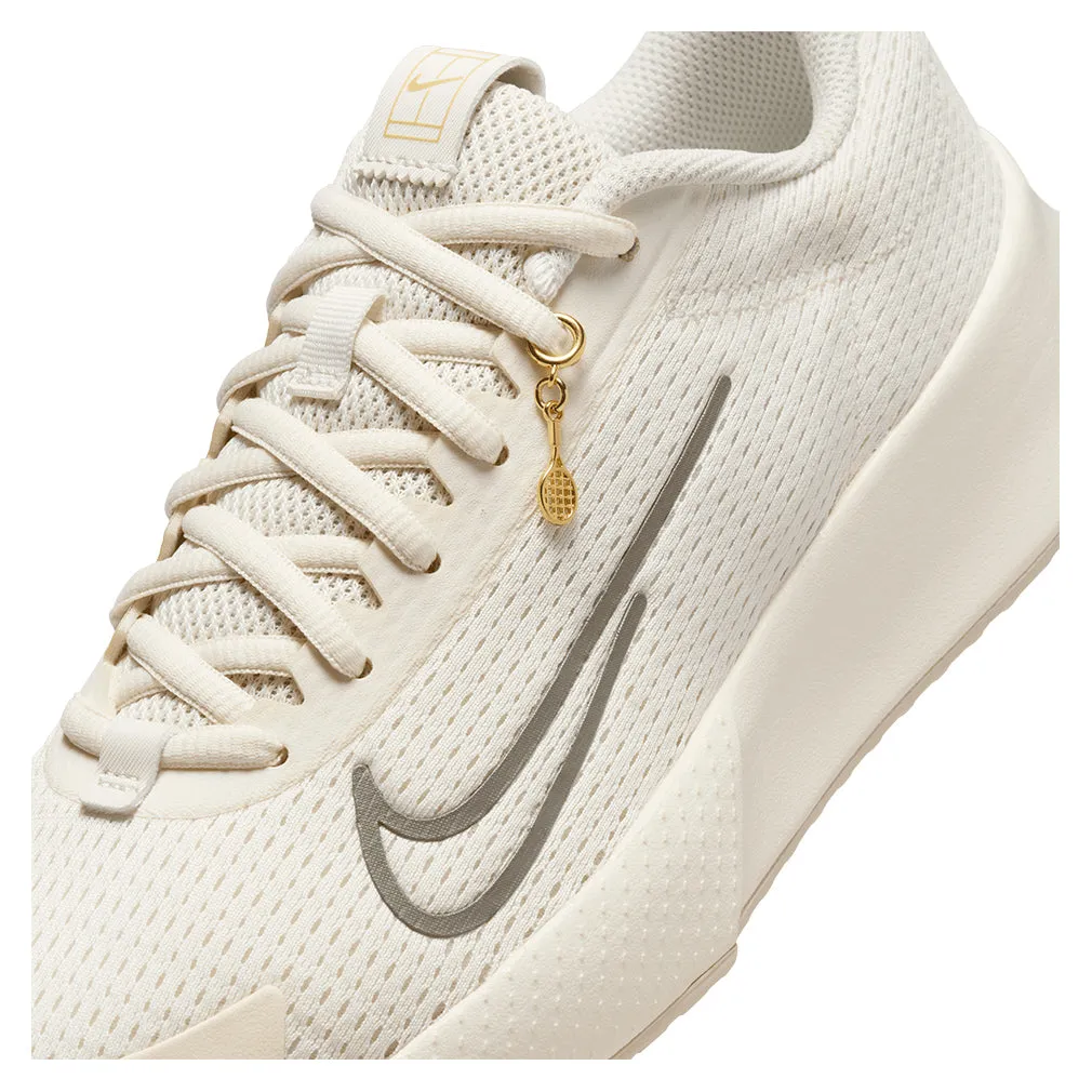 Women`s Vapor Lite 2 PRM Tennis Shoes Pale Ivory and Metallic Pewter