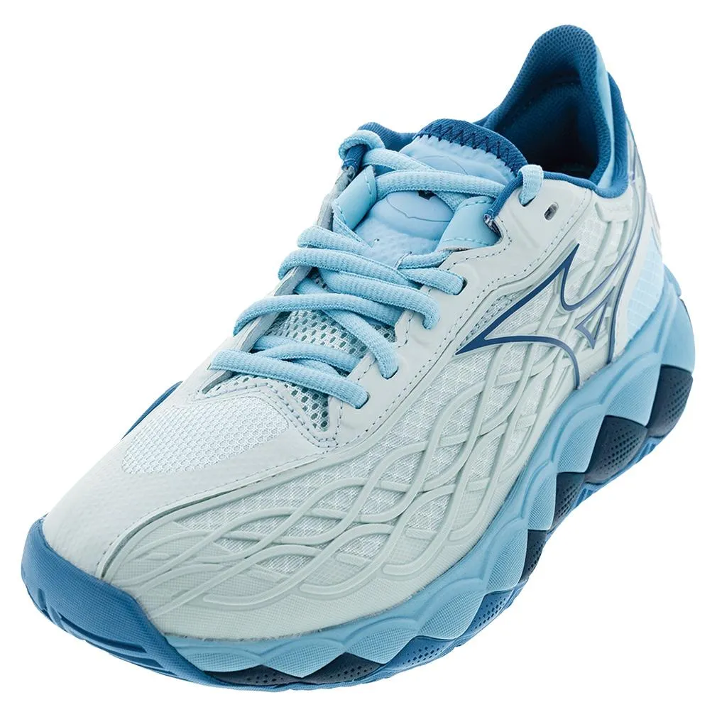 Women's Wave Enforce Tour AC Tennis Shoes Blue Glow and Sailor Blue