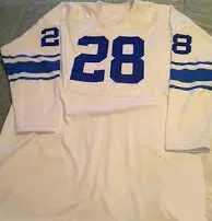 Yale Lary Detroit Lions Long Sleeve Vintage Style Throwback Football Jersey