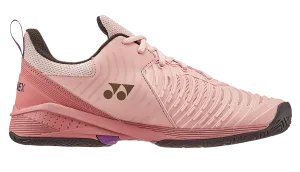 Yonex Power Cushion Sonicage 3 Women's Tennis All Court Shoe Pink-Beige