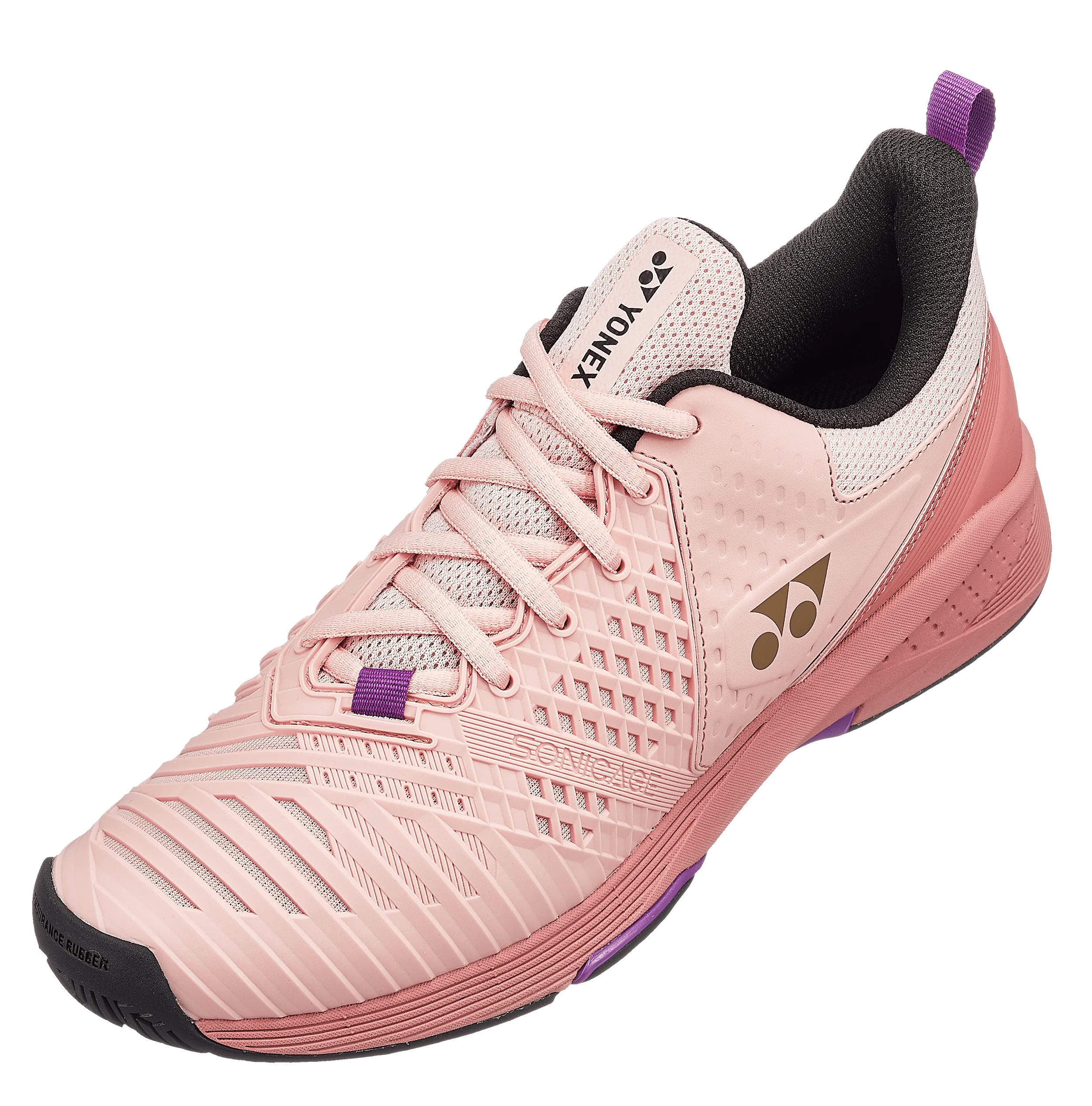 Yonex Power Cushion Sonicage 3 Women's Tennis All Court Shoe Pink-Beige